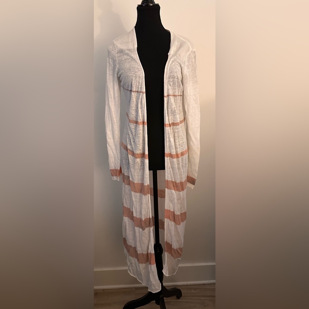 CAbi Ankle Length Sweater Duster Sz M